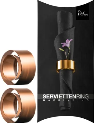 Obrázok produktu pre Eisch NAPKIN RINGS Sada 2 krúžkov na obrúsky kaya
