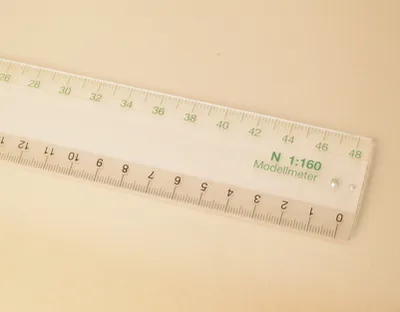 Produktbild von Auhagen 99006, Maßstabslineal, Transparent, cm, 300 mm, 1 Stück(e)