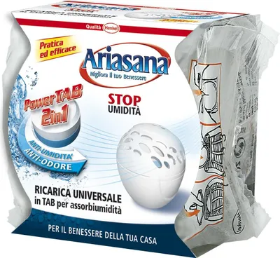 Immagine prodotto di Ariasana 2091262 assorbitore di umidità domestico e ricarica per assorbitore Assorbitore (ricarica) Assorbiumidità e odori