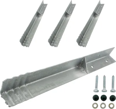 Produktbild von 4 x HOQ Sicherheits-Winkelanker 45 x 45 x 500 mm