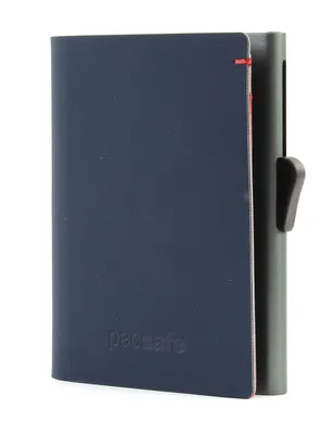 Image de pacsafe porte-monnaie RFIDsafe Slider Wallet Blue / Red bleu rouge
