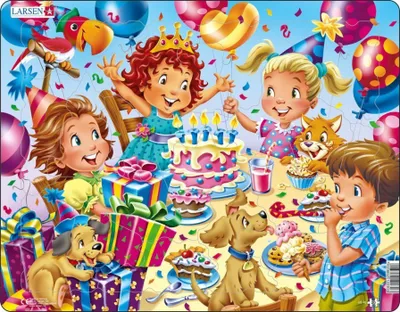 Immagine prodotto di Puzzle per bambini a tema festa di compleanno (20 pezzi)