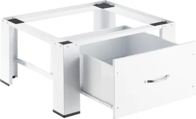 Immagine prodotto di VDD - Rialzo per lavatrice - mobile da appoggio con cassetto portaoggetti - portata 250 kg – universale