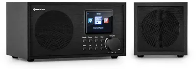 Image de Auna - radio rechargeable avec Bluetooth, fonctionne sur piles, DAB/DAB+/FM, affichage HCC, réveil