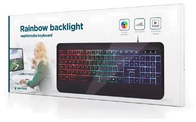 Zdjęcie produktu dla Klawiatura GEMBIRD Gembird KB-UML-03 Gaming USB QWERTY US English Czarna