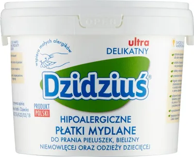 Produktbild von Dzidziuś Waschseifenflocken, 400g - Sanfte Pflege für Babybekleidung