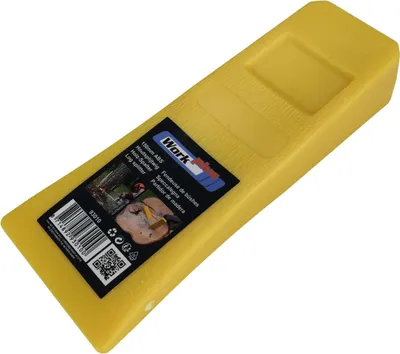 Produktbild von 150mm Forstkeil Holz Fällkeil ABS Kunststoff gelb Holzspaltkeil