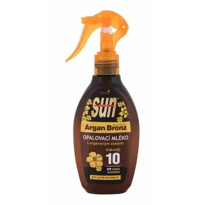 Obrázok produktu pre Vivaco Sun Argan Bronze opaľovacie mlieko s arganovým olejom SPF 10 200 ml