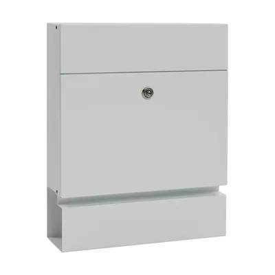 Produktbild von MEFA Briefkasten Serenade 163 + Zeitungsrolle weiß Sicherheitsschloss Briefbox