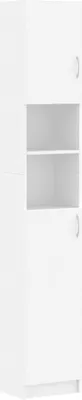 Obrázek produktu pro vidaXL Koupelnová skříňka bílá 32×25,5×190 cm Dřevěný materiál
