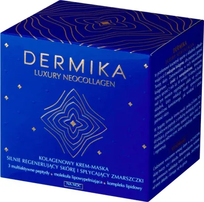 Zdjęcie produktu dla Dermika Neocollagen Krem Maska Silnie Regenerujący Na Noc 50Ml
