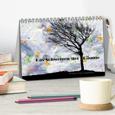 Produktbild von Das Schweigen der Bäume (Tischkalender 2026 DIN A5 quer), CALVENDO Monatskalender