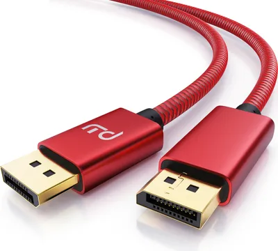 Produktbild von Primewire Premium DisplayPort auf DisplayPort Kabel mit Nylonummantelung 8K 7680 x 4320 @ 60 Hz mit DSC - 1m