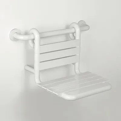 Produktbild von pba 01 Duschsitz,  445x485x375mm einhängbar, breiter Sitzfläche, Nylon