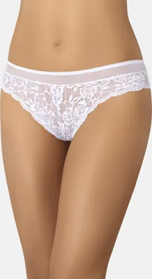 Zdjęcie produktu dla Teyli Figi brazylijskie z kwiatową koronką Lulu Female 315 białe S