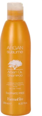 Image de FarmaVita Argan Sublime Oil Shampoo 250 ml Shampooing professionnel pour femmes