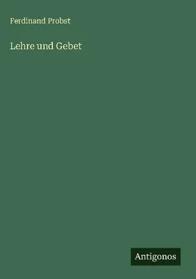 Produktbild von Lehre und Gebet