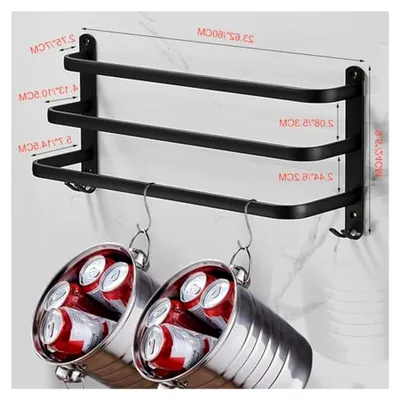 Produktbild von Handtuchhalter 60 cm ohne Bohren