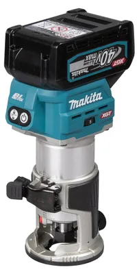 Produktbild von Makita Akku-Multifunktionsfräse 40V max. / 4,0 Ah, 2 Akkus + Ladegerät im MAKPAC RT001GM205