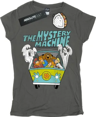 Image de Scooby Doo - "Mystery Machine" T-shirt pour femme BI38725 (XXL) (Charbon de bois)