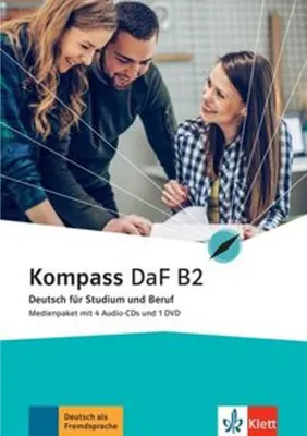 Produktbild von Kompass DaF B2. Medienpaket (4 Audio-CDs + 1 DVD)