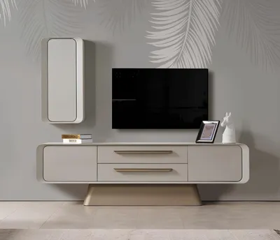 Zdjęcie produktu dla Komplet wypoczynkowy do salonu: sofa, dolna część, górna część, stolik kawowy, kolor biały