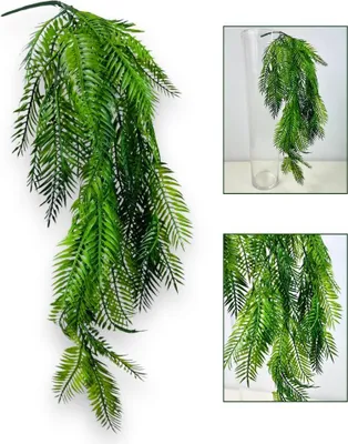 Produktbild von Palmblattgirlande, Palmenanhänger 80 cm, grün