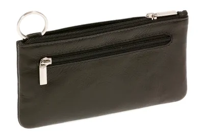 Produktbild von LEAS Schlüsseltasche extra groß Echt-Leder, schwarz Special Edition 15x8x1cm (BxHxT)