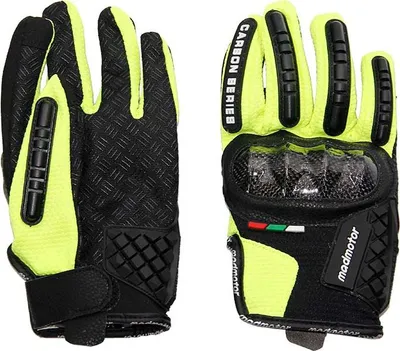 Produktbild von Motocross Handschuhe Motorrad Cross Downhill Bike MTB madmotor Grün Größe L