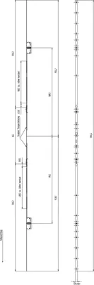 Image de Garniture de têtière KFV pour réparation MFV-One, goujon rond, têtière en U 24mm,acier inoxydable