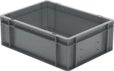 Image de LA-KA-PE Bac gerbable de transport L400xl300xH145mm - TK400/145-0 GRIS