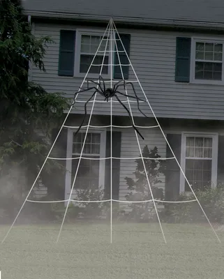Produktbild von Giant Spider Web Außendekoration 5x5 Meter als Halloween Dekoration