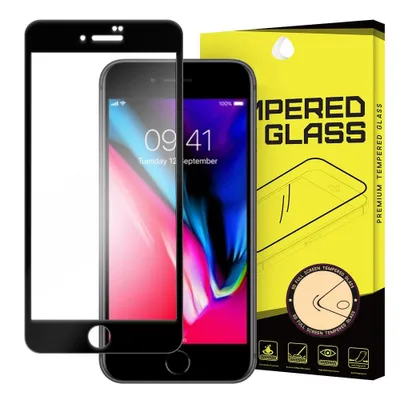 Produktbild von MG Full Glue tvrzené sklo na iPhone 7/8/SE 2020 , černé