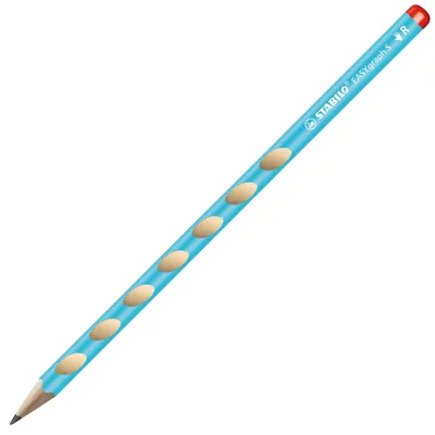Produktbild von STABILO Schmaler Dreikant-Bleistift für Rechtshänder -  EASYgraph S in blau - 12er Pack…