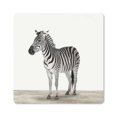 Produktbild von MuchoWow® Mauspad Mousepad Zebra - Mädchen - Tiere - Kinder - Jungen 30x30 cm - Mousepads - Maus Mat - Pad - Mausunterlage - Gaming