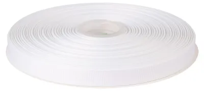 Grosgrainband 16 mm x 91 m, Polyester, weiß