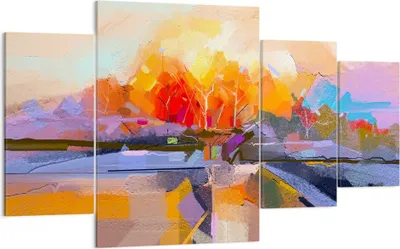 Produktbild von Bild auf Leinwand - Leinwandbild - Abstraktion modern - 160x90cm - Wand Bild - Wanddeko - Leinwanddruck - Bilder - Kunstdruck - Wanddekoration - Leinwand bilder - Wandkunst - DL160x90-4097
