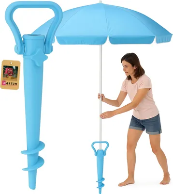 Immagine prodotto di Gao8388 Portaombrelli avvitabile Base per ombrelli 38Cm