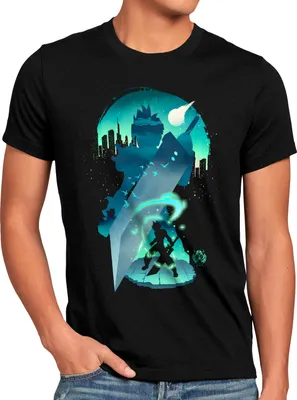 Produktbild von style3 Avalanche Cityscape Herren T-Shirt anime cloud chocobo sephiroth