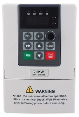 Productafbeelding van 380V AC Snelheidsregelaar - Variabele Frequentieomvormer - 2,2 KW - Driefasige Ingangen