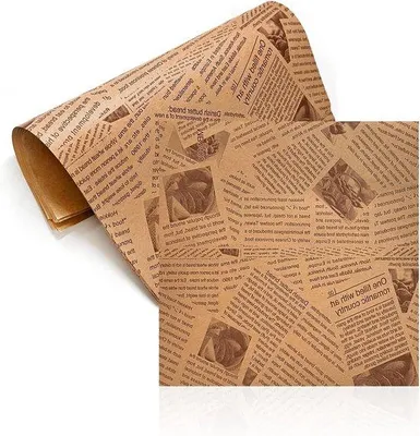 Obrázok produktu pre Retro darčekový papier, 50 listov, vodovzdorný, ekologický