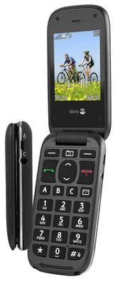 Produktbild von Doro PhoneEasy 613, Klappgehäuse, 320 x 240 Pixel, 2 MP, Bluetooth, 800 mAh, Schwarz