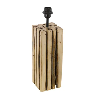 Produktbild von Eglo 49831 Ribadeo Tischleuchte Holz E27 braun