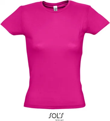 Produktbild von SOLs 11386 | Damen T-Shirt Miss - Farbe: Fuchsia - Größe: M
