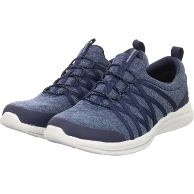 Imagen del producto de Skechers Slip-On-Sneaker, modelo "WHAT A VISION", color azul, para mujer