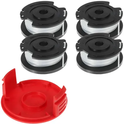 Produktbild von WALTER Spulenkassetten-Set 5-tlg. bestehend aus 4 Ersatzspulen und einem Spulendeckel passend für Akku-Trimmer, Rasentrimmer