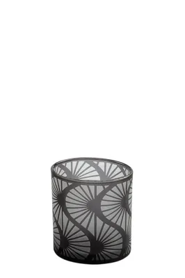 Produktbild von Fink CALANA, Teelichthalter, Glas, grau, H. 8 cm, D. 7 cm Höhe: 8.00 cm Durchmesser: 7.00 cm 115163