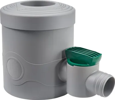 Immagine prodotto di GARANTIA raccoglitore di pioggia DN 68-100 con rubinetto grigio incl. elemento filtrante
