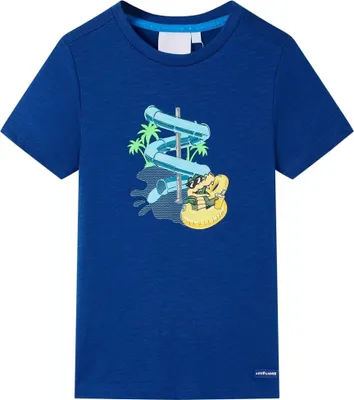 Produktbild von Kinder-T-Shirt Dunkelblau 128, Langarmshirts 12467