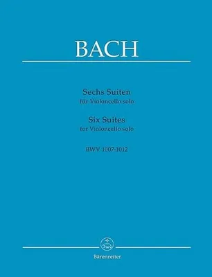 Immagine prodotto di Sei suite per violoncello solo BWV 1007-1012